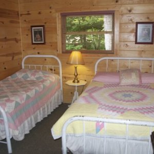 Double and single beds