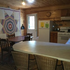 Kitchen table and bar counter